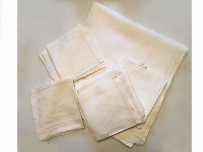 Tovaglia in Cotone Bianco di Fiandra