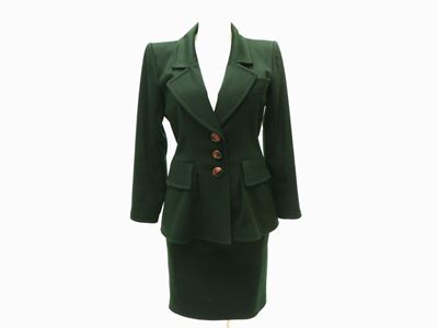 Completo in Lana Verde, Yves Saint Laurent