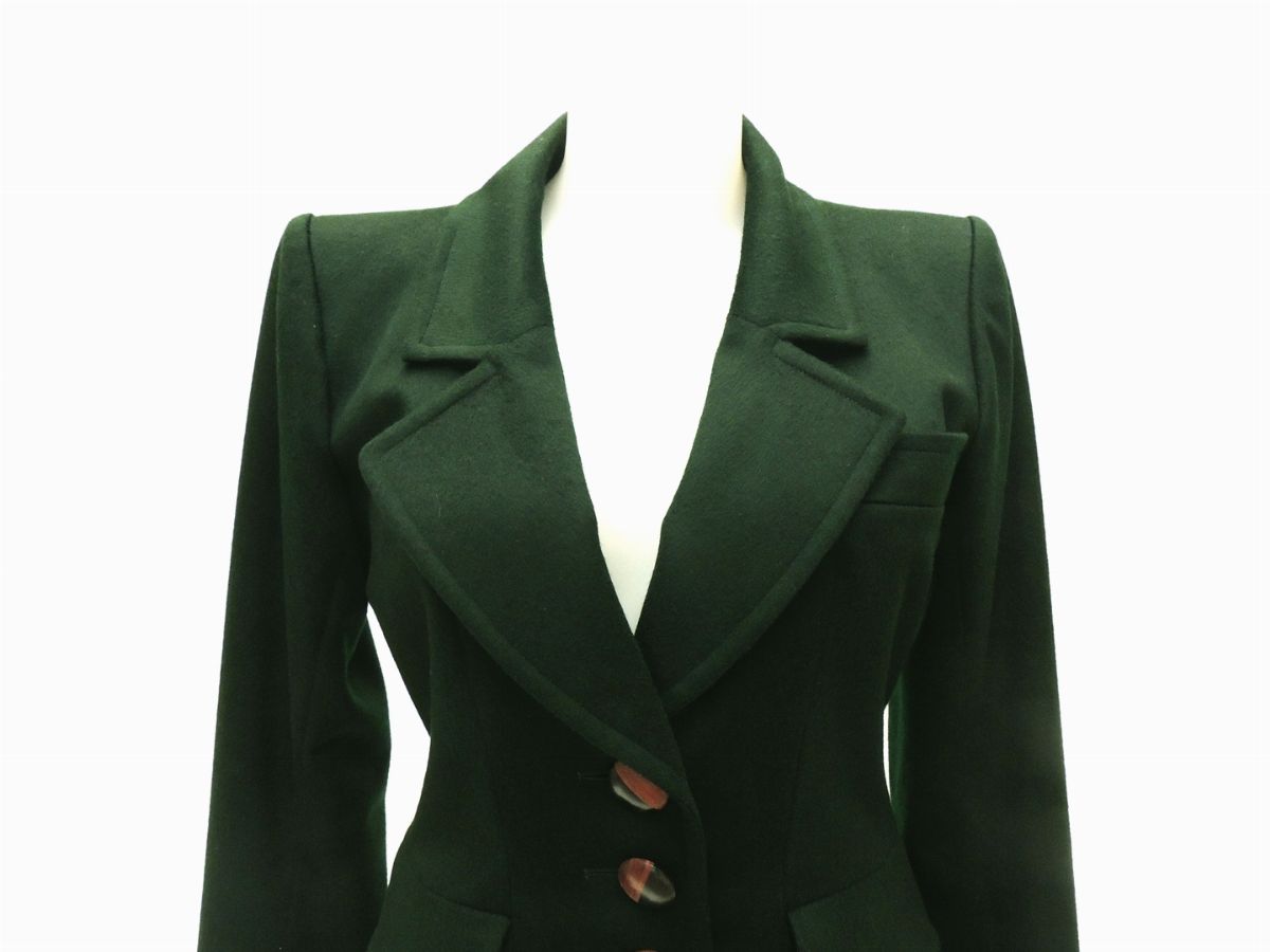Completo in Lana Verde, Yves Saint Laurent