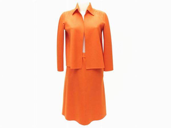 Completo in lana arancione, Mila Schön