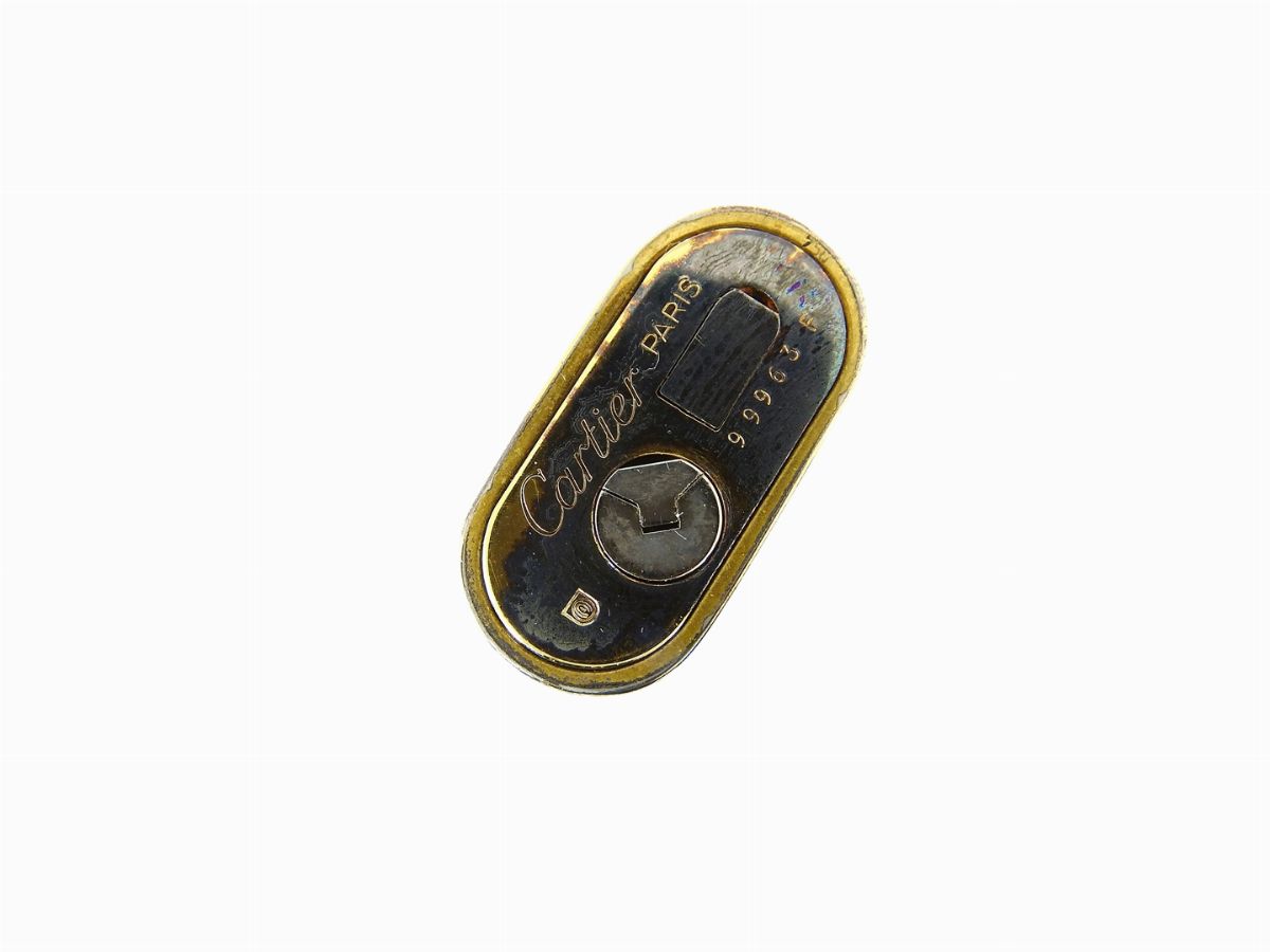 Accendino Cartier Laminato in Oro Giallo