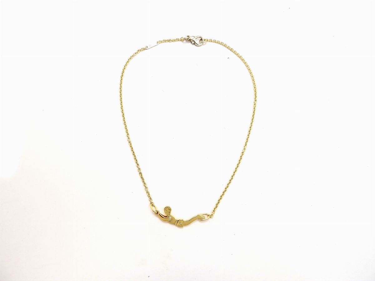 Girocollo "il Ginnasta" di Pomellato in Oro Giallo