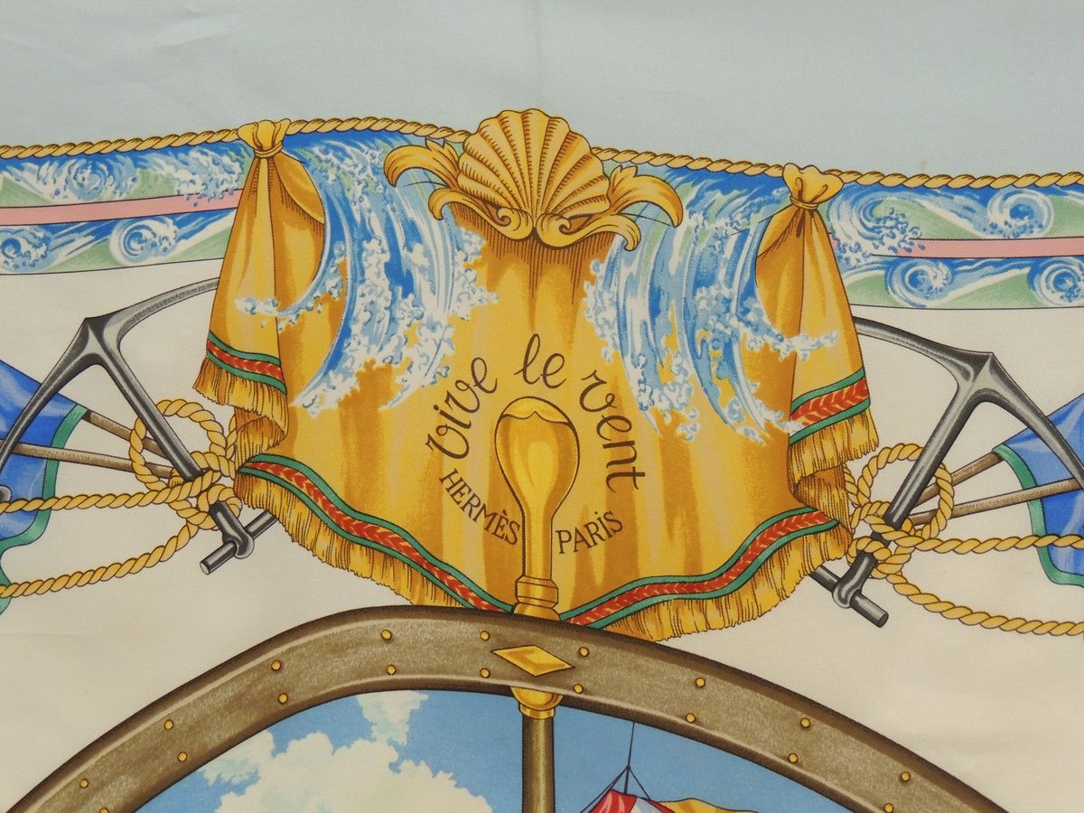 Foulard Carrè in Seta "vive le Vent", Hermès