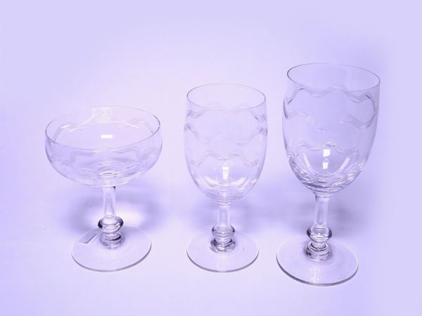 A Crystal Glass Set