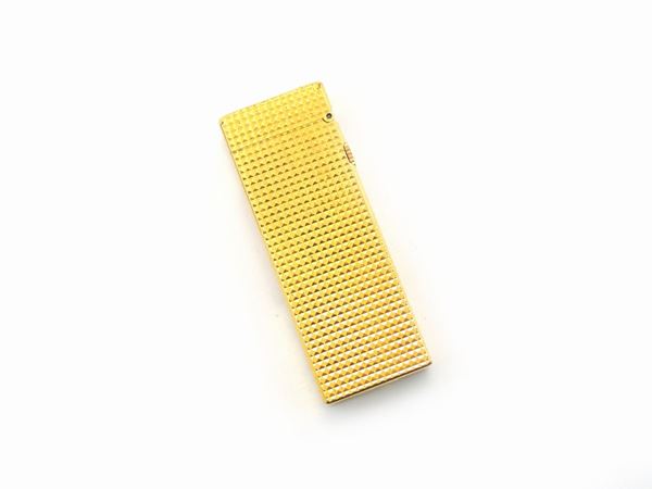 Accendino Dunhill placcato oro giallo