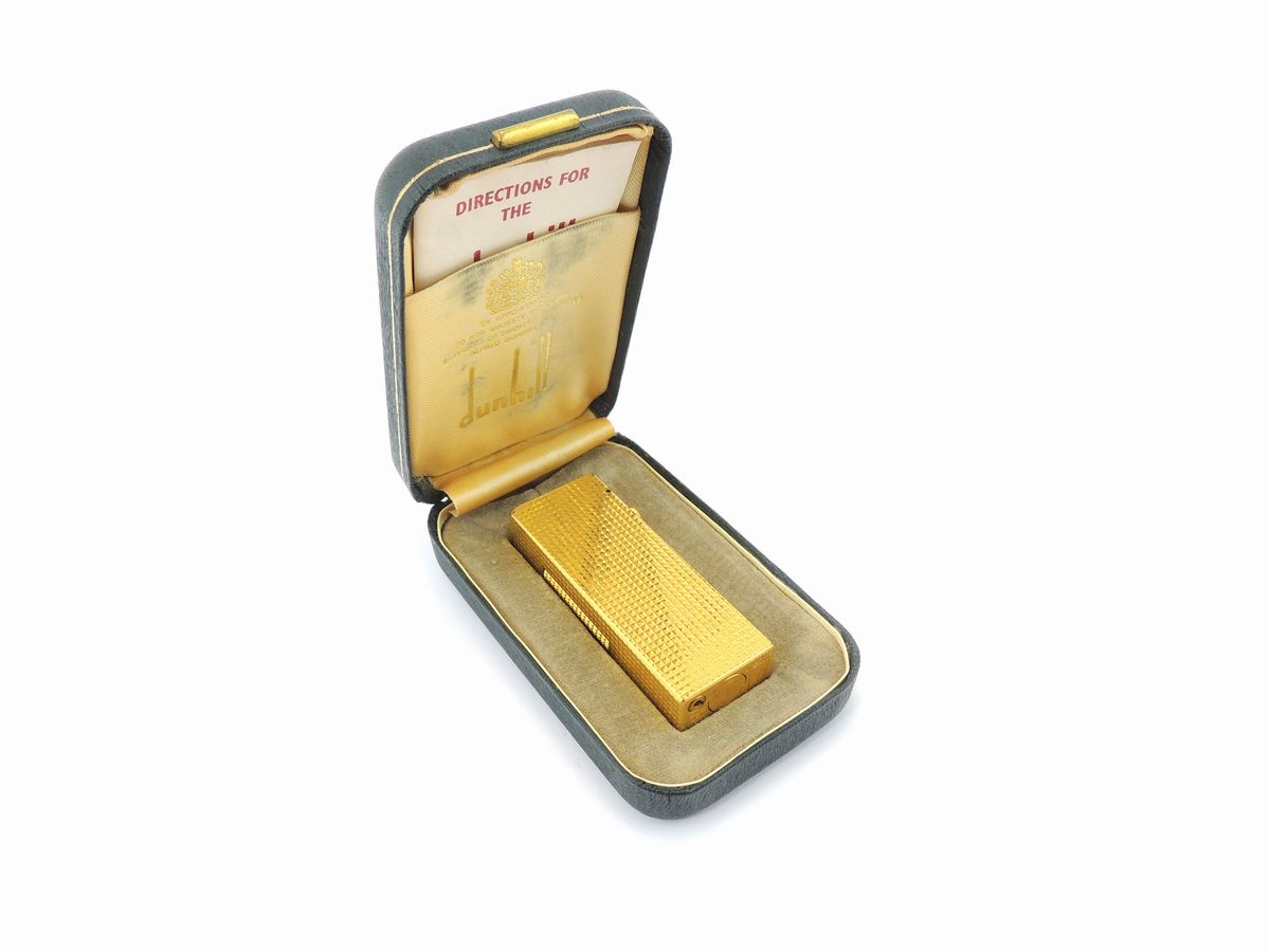 Accendino Dunhill Placcato Oro Giallo