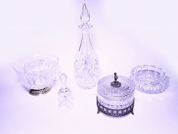 A Cutted Crystal Items Lot