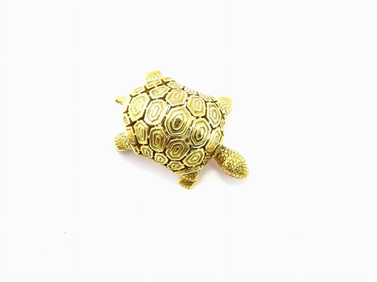 Spilla Animalier Pomellato in Oro Giallo