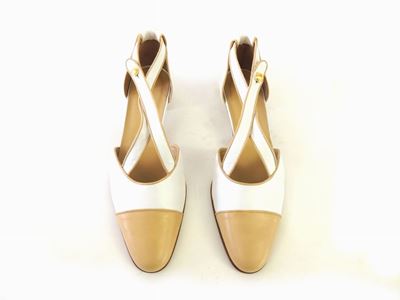 Paio di Ballerine in Pelle Bicolore, Gucci