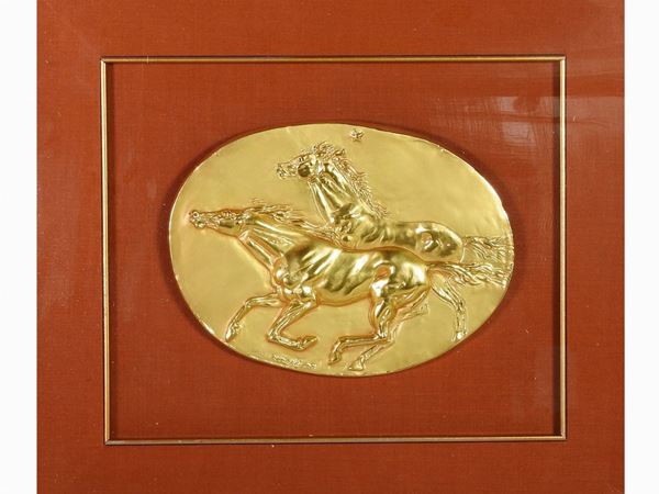 Francesco Messina : Galloping Horses  ((1900-1995))  - Auction House sale: Art and Design in "Horto Antico" villa - III - III - Maison Bibelot - Casa d'Aste Firenze - Milano