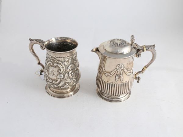 Two Silver Talkards  (London 1775 and 1771)  - Auction House sale: Art and Design in "Horto Antico" villa - III - III - Maison Bibelot - Casa d'Aste Firenze - Milano