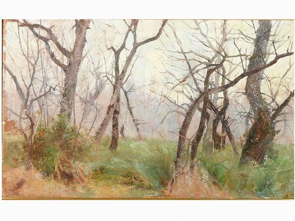 Eugenio Cecconi - Landscape with Trees