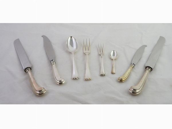 A San Marco Silver Cutlery Set