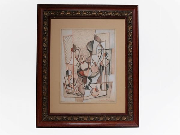 Leandra Mattioli : Still Life  ((20th/21th Century))  - Auction Furniture and Oldmaster painting / Modern and Contemporary Art - I - Maison Bibelot - Casa d'Aste Firenze - Milano