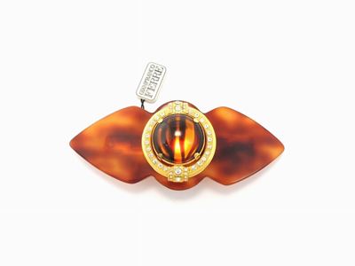 Fermacapelli in Resina e Strass, Gianfranco Ferrè