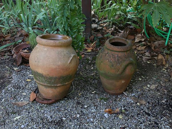 A Terracotta Pot  - Auction House sale: Art and Design  in "Horto Antico" villa - II - II - Maison Bibelot - Casa d'Aste Firenze - Milano