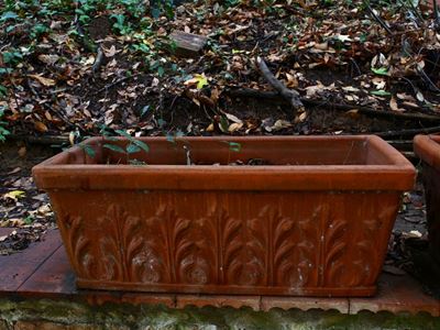 Due Vasi a Cassetta da Giardino