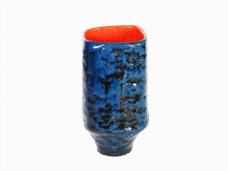 Marcello Fantoni - Vaso in Ceramica Smaltata