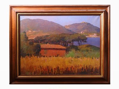 Baratti - Veduta con Casa Rossa