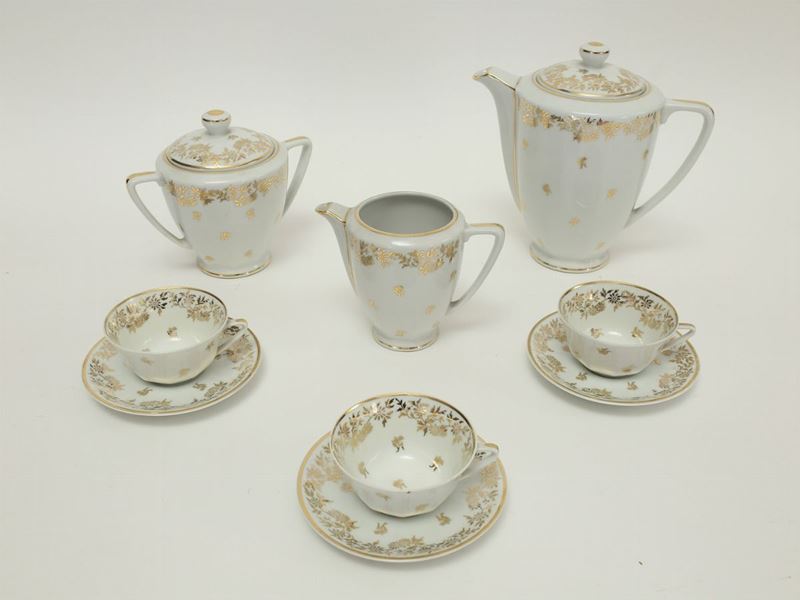 Servito da Tea in Porcellana, Manifattura Limoges