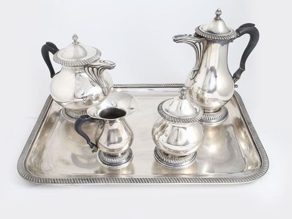 A Tea and Cofee Silver Set