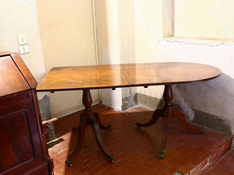 Tavolo da Pranzo Inglese in Mogano
