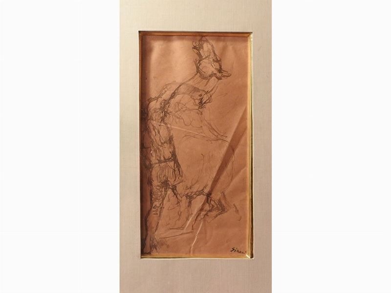 Mario Sironi - Figura e Cavallo