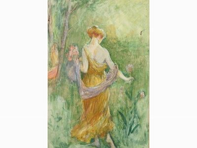 Fanciulla in un Paesaggio