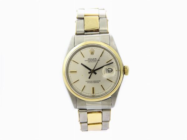 Yellow gold and stainless steel Rolex gentlemen wristwatch  (1972 Oyster Perpetual Datejust model)  - Auction Jewels and Watches - II - Maison Bibelot - Casa d'Aste Firenze - Milano