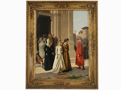 Dante che Incontra Beatrice 1863