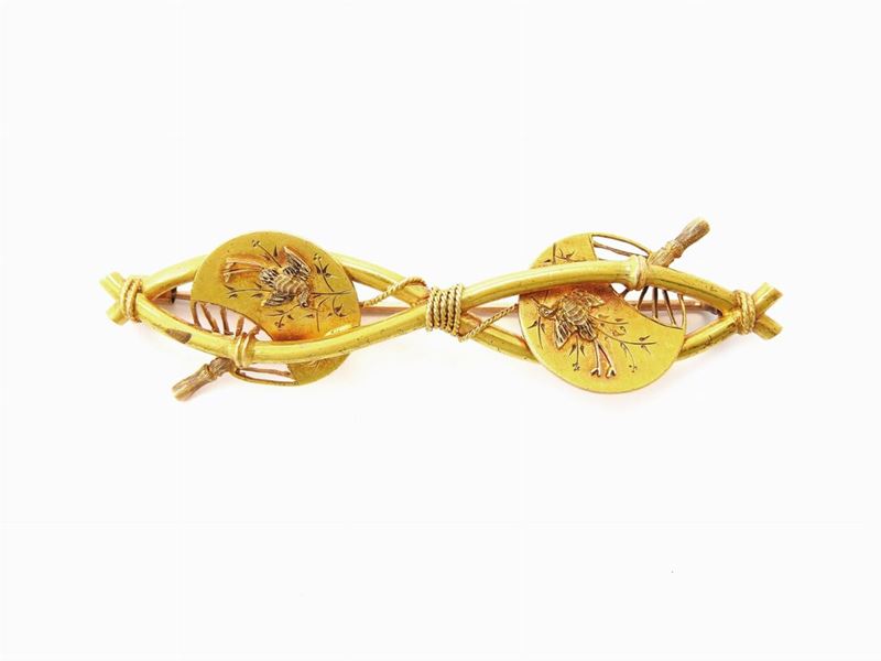 Spilla in Oro Giallo