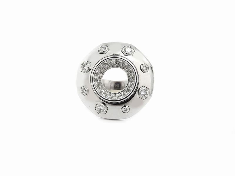 Anello Audemars Piguet in Oro Bianco e Diamanti