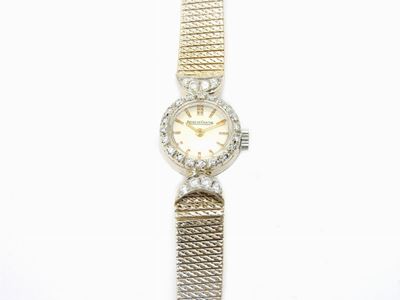 Orologio da Polso per Donna Jaeger le Coultre in Oro Bianco e Diamanti