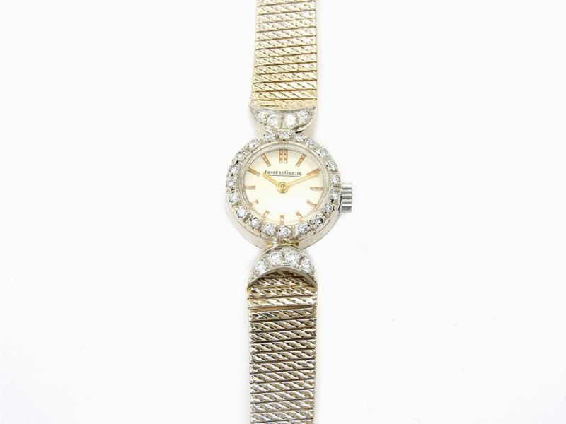 Orologio da Polso per Donna Jaeger le Coultre in Oro Bianco e Diamanti