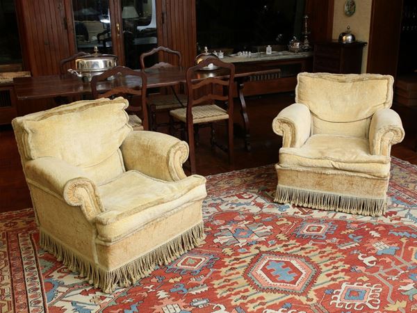 A couple of armchairs  - Auction House Sale: Furniture and Paintings from Villa Roseto  - Florence - II - II - Maison Bibelot - Casa d'Aste Firenze - Milano