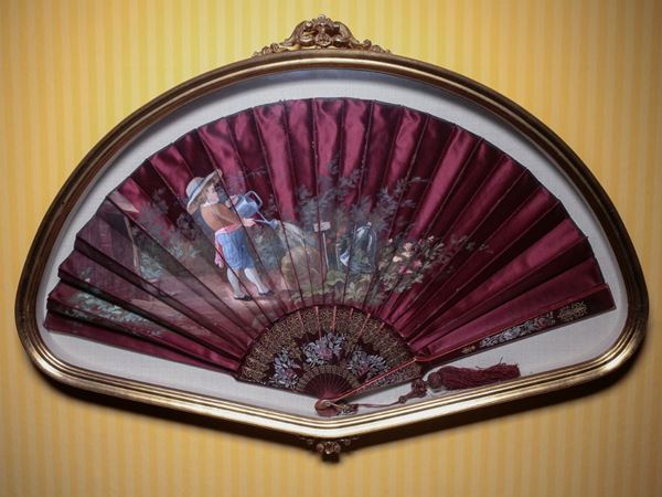 Fan  (end of 19th century)  - Auction House Sale: Furniture and Paintings from Villa Roseto  - Florence - II - II - Maison Bibelot - Casa d'Aste Firenze - Milano