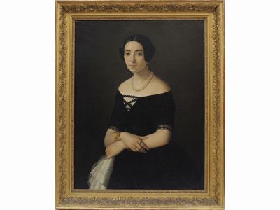 Ritratto di Dama in Abito Nero