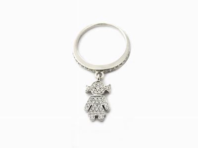 Anello Easy in Oro Bianco e Diamanti