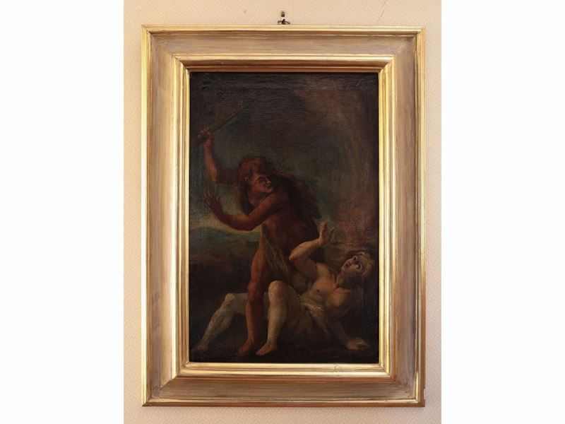 Scuola Napoletana del XVIII/XIX Secolo - Caino e Abele
