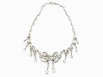 Collier in Platino e Diamanti