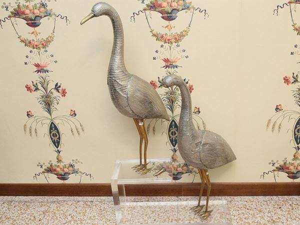 Two birds  - Auction House Sale: Furniture and Paintings from Villa Roseto  - Florence - II - II - Maison Bibelot - Casa d'Aste Firenze - Milano