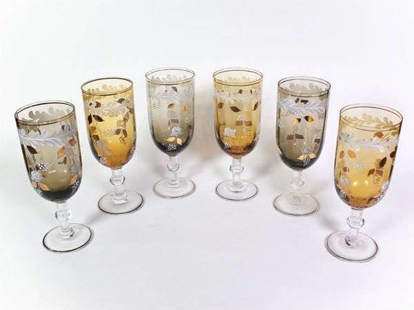 A crystal glasses lot  - Auction House Sale: Furniture and Paintings from Villa Roseto - Florence - III - III - Maison Bibelot - Casa d'Aste Firenze - Milano