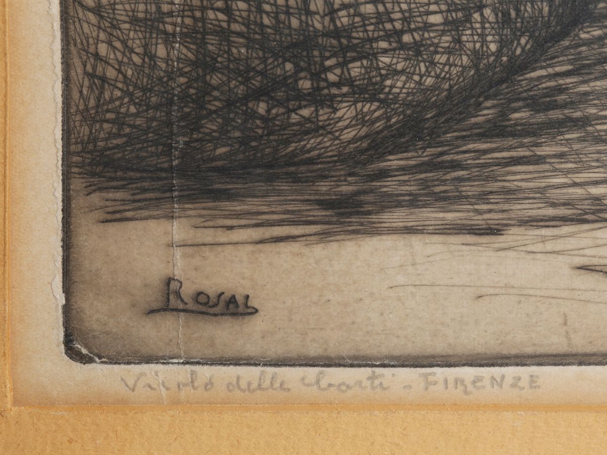 Ottone Rosai - Vicolo delle Corti 1927