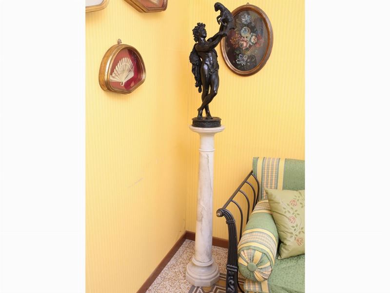 Colonna in Marmo Bianco