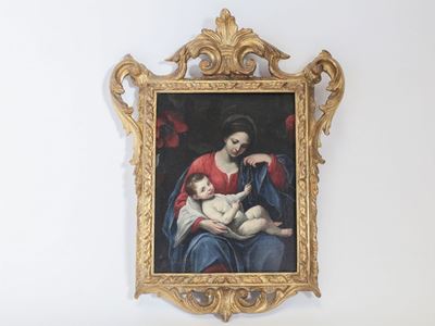 Madonna del Rosario Entro Ghirlanda di Fiori