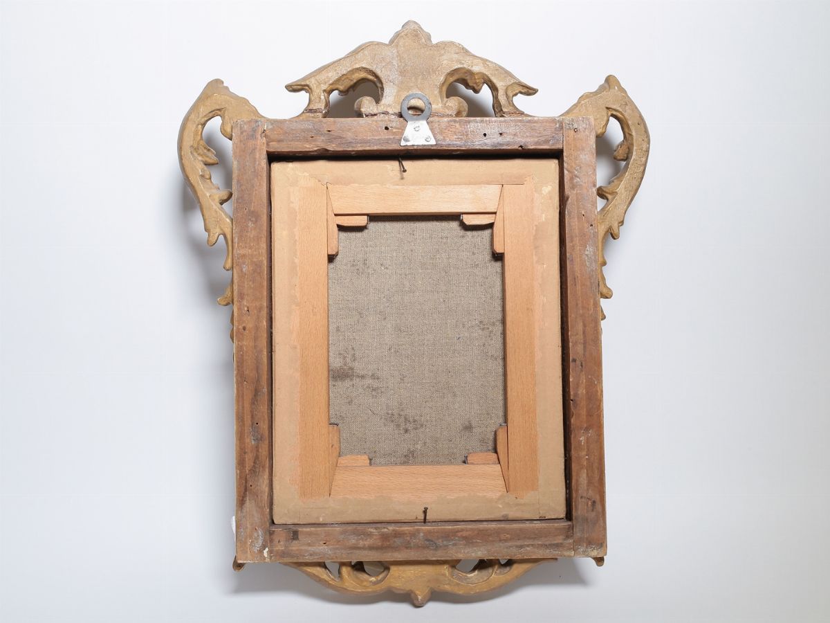 Cerchia di Giovan Battista Salvi Detto il Sassoferrato - Madonna del Rosario Entro Ghirlanda di F...