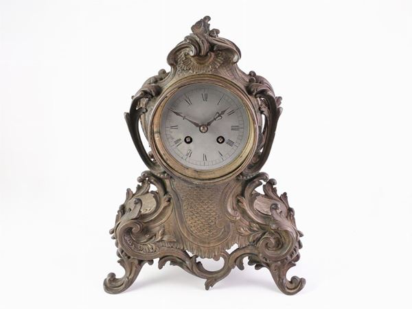 Orologio da tavolo in bronzo