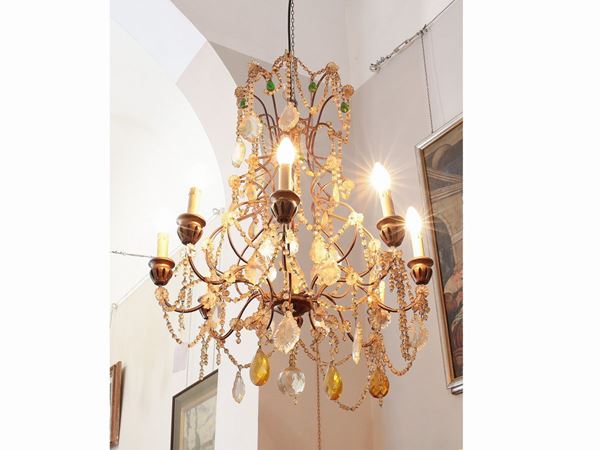 Lampadario a paniere