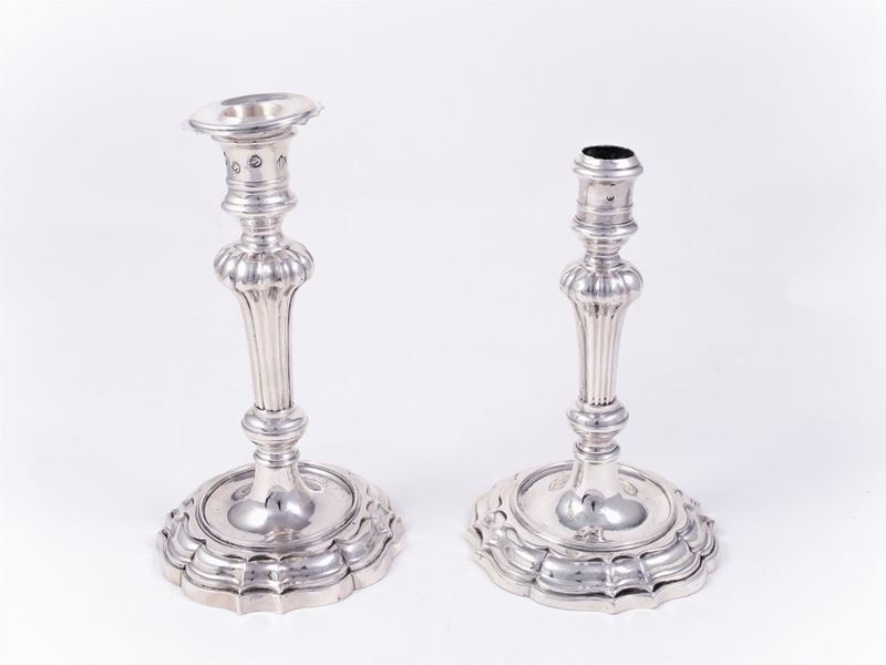Due Candelieri in Argento