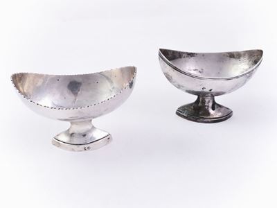 Due Navicelle in Argento